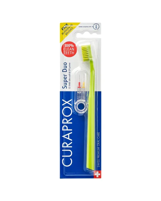 SUPER DUO PACK: toothbrush & FREE interdentals
