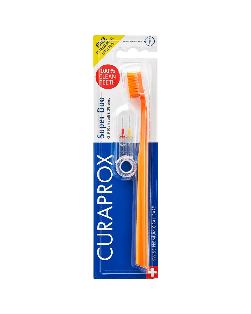 SUPER DUO PACK: toothbrush & FREE interdentals