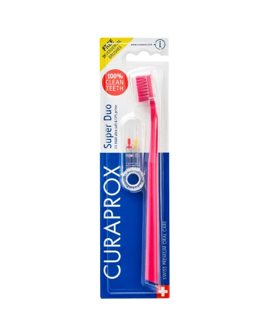 SUPER DUO PACK: toothbrush & FREE interdentals
