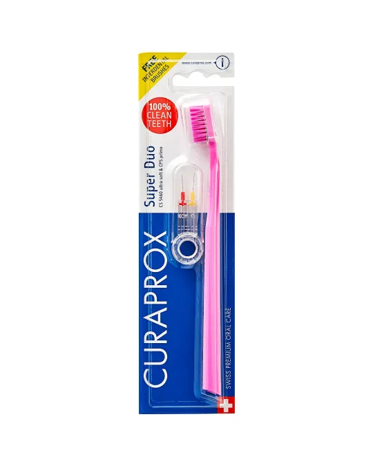 SUPER DUO PACK: toothbrush & FREE interdentals